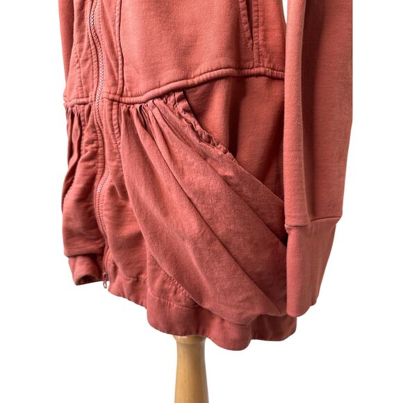 PRAIRIE UNDERGROUND Guinevere Hoodie Clay Red Orange Medium - Picture 4 of 9